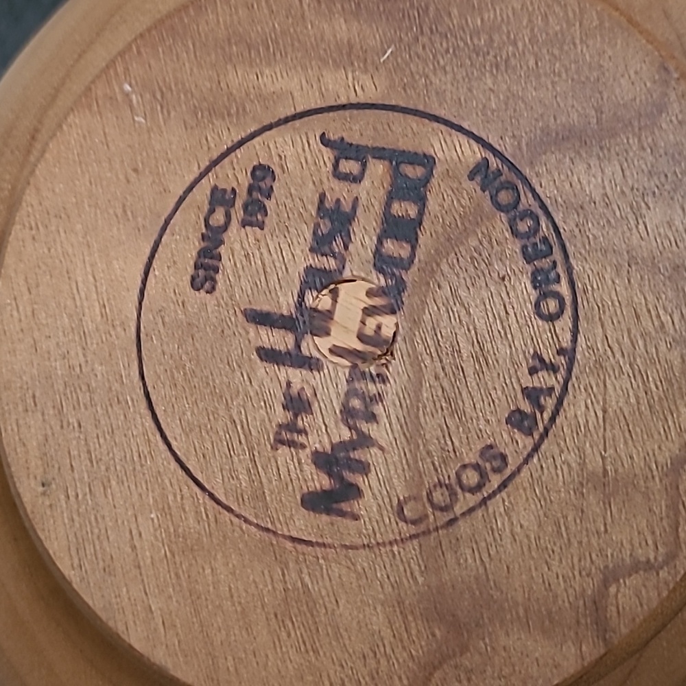 House of Myrtlewood of Oregon Wood Bowl - Picture 4 of 8
